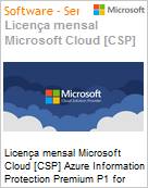 Licena mensal Cloud [CSP NCE] Microsoft Azure Information Protection Premium P1 for Faculty Academic [Educacional]  (Figura somente ilustrativa, no representa o produto real)