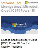 Licena anual Cloud [CSP NCE] Microsoft Power BI Pro for faculty Academic [Educacional]  (Figura somente ilustrativa, no representa o produto real)