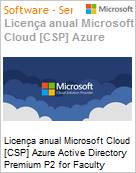 Licena anual Cloud [CSP NCE] Microsoft Azure Active Directory Premium P2 for Faculty Academic [Educacional]  (Figura somente ilustrativa, no representa o produto real)