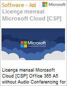 Licena mensal Cloud [CSP NCE] Microsoft Office 365 A5 without Audio Conferencing for students Academic [Educacional]  (Figura somente ilustrativa, no representa o produto real)