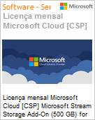 Licena mensal Cloud [CSP NCE] Microsoft Stream Storage Add-On (500 GB) for faculty Academic [Educacional]  (Figura somente ilustrativa, no representa o produto real)