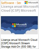 Licena anual Cloud [CSP NCE] Microsoft Stream Storage Add-On (500 GB) for students Academic [Educacional]  (Figura somente ilustrativa, no representa o produto real)