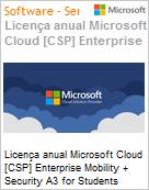 Licena anual Cloud [CSP NCE] Microsoft Enterprise Mobility + Security A3 for Students Academic [Educacional]  (Figura somente ilustrativa, no representa o produto real)
