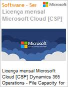 Licena mensal Cloud [CSP NCE] Microsoft Dynamics 365 Operations - File Capacity for Education Academic [Educacional]  (Figura somente ilustrativa, no representa o produto real)
