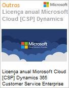 Licena mensal Cloud [CSP NCE] Microsoft Dynamics 365 Customer Service Enterprise Attach to Qualifying Dynamics 365 Base Offer (Nonprofit Staff Pricing) (Figura somente ilustrativa, no representa o produto real)