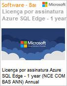 Licena por assinatura Azure SQL Edge - 1 year (NCE COM BAS ANN) Annual  (Figura somente ilustrativa, no representa o produto real)