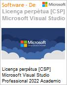 Licena perptua [NCE] Microsoft Visual Studio Professional 2022 Academic [Educacional]  (Figura somente ilustrativa, no representa o produto real)