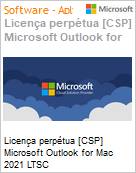 Licena perptua [CSP NCE] Microsoft Outlook for Mac 2021 LTSC  (Figura somente ilustrativa, no representa o produto real)