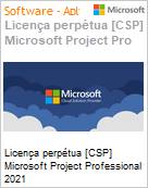 Licena perptua [CSP NCE] Microsoft Project Professional 2021  (Figura somente ilustrativa, no representa o produto real)