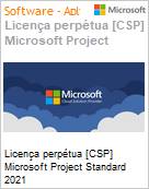 Licena perptua [CSP NCE] Microsoft Project Standard 2021  (Figura somente ilustrativa, no representa o produto real)