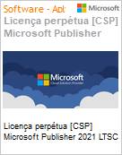 Licena perptua [CSP NCE] Microsoft Publisher 2021 LTSC  (Figura somente ilustrativa, no representa o produto real)
