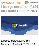 Licena perptua [CSP NCE] Microsoft Outlook 2021 LTSC  (Figura somente ilustrativa, no representa o produto real)