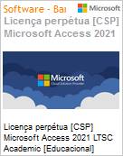 Licena perptua [CSP NCE] Microsoft Access 2021 LTSC Academic [Educacional]  (Figura somente ilustrativa, no representa o produto real)