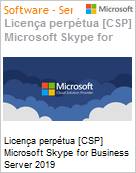 Licena perptua [NCE] Microsoft Skype for Business Server 2019 Academic [Educacional]  (Figura somente ilustrativa, no representa o produto real)