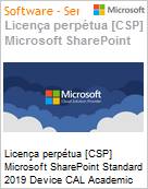 Licena perptua [NCE] Microsoft SharePoint Standard 2019 CAL Device Academic [Educacional]  (Figura somente ilustrativa, no representa o produto real)