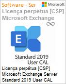 Licena perptua [NCE] Microsoft Exchange Server Standard 2019 CAL User  (Figura somente ilustrativa, no representa o produto real)