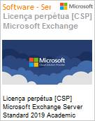 Licena perptua [NCE] Microsoft Exchange Server Standard 2019 Academic [Educacional]  (Figura somente ilustrativa, no representa o produto real)