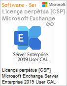 Licena perptua [NCE] Microsoft Exchange Server Enterprise 2019 CAL User  (Figura somente ilustrativa, no representa o produto real)