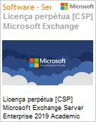 Licena perptua [NCE] Microsoft Exchange Server Enterprise 2019 Academic [Educacional]  (Figura somente ilustrativa, no representa o produto real)