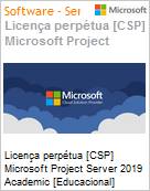 Licena perptua [NCE] Microsoft Project Server 2019 Academic [Educacional]  (Figura somente ilustrativa, no representa o produto real)
