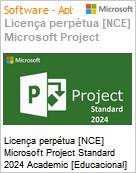 Licena perptua [NCE] Microsoft Project Standard 2024 Academic [Educacional]  (Figura somente ilustrativa, no representa o produto real)