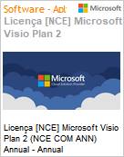 Licena [NCE] Microsoft Visio Plan 2 (NCE COM ANN) Annual - Annual  (Figura somente ilustrativa, no representa o produto real)