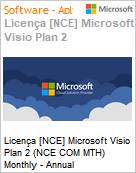 Licena [NCE] Microsoft Visio Plan 2 (NCE COM MTH) Monthly - Annual  (Figura somente ilustrativa, no representa o produto real)