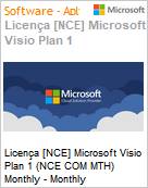 Licena [NCE] Microsoft Visio Plan 1 (NCE COM MTH) Monthly - Monthly  (Figura somente ilustrativa, no representa o produto real)