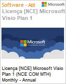 Licena [NCE] Microsoft Visio Plan 1 (NCE COM MTH) Monthly - Annual  (Figura somente ilustrativa, no representa o produto real)