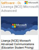 Licença [NCE] Microsoft Advanced Communications [Educacional] (Education Student Pricing) (NCE EDU MTH) Monthly - Annual  (Figura somente ilustrativa, não representa o produto real)