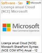 Licena anual Cloud [CSP NCE] Microsoft SharePoint Syntex (NCE COM MTH) Anual - 12 meses  (Figura somente ilustrativa, no representa o produto real)
