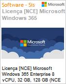 Licena [NCE] Microsoft Windows 365 Enterprise 8 vCPU, 32 GB, 128 GB (NCE COM MTH) Monthly - Monthly  (Figura somente ilustrativa, no representa o produto real)
