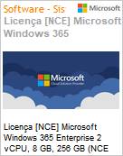 Licena [NCE] Microsoft Windows 365 Enterprise 2 vCPU, 8 GB, 256 GB (NCE COM MTH) Monthly - Monthly  (Figura somente ilustrativa, no representa o produto real)