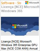 Licena [NCE] Microsoft Windows 365 Enterprise GPU Max (NCE COM ANN) Annual - Annual  (Figura somente ilustrativa, no representa o produto real)