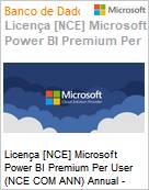 Licena anual Cloud [CSP NCE] Microsoft Power BI Premium Per User (NCE COM ANN) Anual  (Figura somente ilustrativa, no representa o produto real)