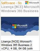 Licena [NCE] Microsoft Windows 365 Business 2 vCPU, 4 GB, 64 GB (with Windows Hybrid Benefit) (NCE COM MTH) Monthly - Monthly  (Figura somente ilustrativa, no representa o produto real)