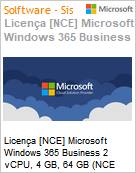 Licena [NCE] Microsoft Windows 365 Business 2 vCPU, 4 GB, 64 GB (NCE COM MTH) Monthly - Annual  (Figura somente ilustrativa, no representa o produto real)