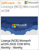 Licena [NCE] Microsoft eCDN (NCE COM MTH) Monthly - Monthly  (Figura somente ilustrativa, no representa o produto real)