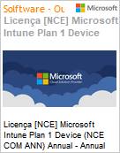 Licena anual Cloud [CSP NCE] Microsoft Intune Device (NCE COM ANN) Anual  (Figura somente ilustrativa, no representa o produto real)