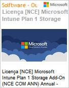 Licena anual Cloud [CSP NCE] Microsoft Intune Storage Add-on (NCE COM ANN) Anual  (Figura somente ilustrativa, no representa o produto real)
