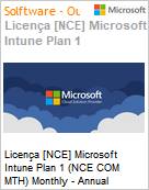 Licena anual Cloud [CSP NCE] Microsoft Intune (NCE COM MTH) Anual - 12 meses  (Figura somente ilustrativa, no representa o produto real)