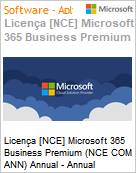 Licena [NCE] Microsoft 365 Business Premium (NCE COM ANN) Annual - Annual  (Figura somente ilustrativa, no representa o produto real)