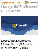 Licena [NCE] Microsoft Office 365 E5 (NCE COM MTH) Monthly - Annual  (Figura somente ilustrativa, no representa o produto real)