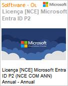 Licena anual Cloud [CSP NCE] Microsoft Azure Active Directory Premium P2 (NCE COM ANN) Anual  (Figura somente ilustrativa, no representa o produto real)