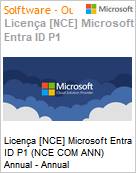 Licena anual Cloud [CSP NCE] Microsoft Azure Active Directory Premium P1 (NCE COM ANN) Anual  (Figura somente ilustrativa, no representa o produto real)