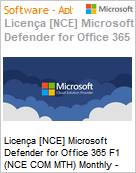 Licena [NCE] Microsoft Defender for Office 365 F1 (NCE COM MTH) Monthly - Annual  (Figura somente ilustrativa, no representa o produto real)
