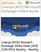 Licena [NCE] Microsoft Exchange Online Kiosk (NCE COM MTH) Monthly - Monthly  (Figura somente ilustrativa, no representa o produto real)