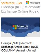 Licena [NCE] Microsoft Exchange Online Kiosk (NCE COM ANN) Annual - Annual  (Figura somente ilustrativa, no representa o produto real)