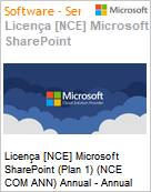Licena [NCE] Microsoft SharePoint (Plan 1) (NCE COM ANN) Annual - Annual  (Figura somente ilustrativa, no representa o produto real)