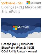 Licena [NCE] Microsoft SharePoint (Plan 2) (NCE COM ANN) Annual - Annual  (Figura somente ilustrativa, no representa o produto real)
